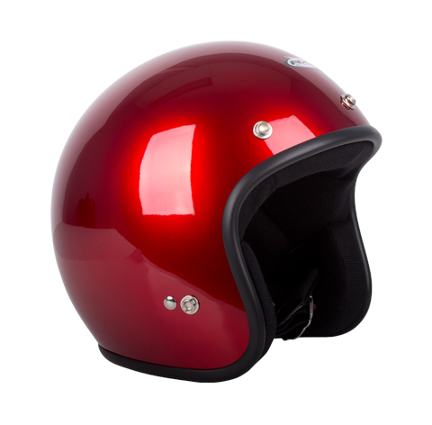 RXT A611C Challenger Open Face Helmet Candy Red – Scooter Style Noosa
