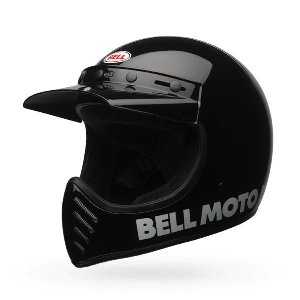 BELL Moto-3 Helmet Black - Scooter Style & Noosa Motorcycles